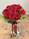 Букет "Страсть"из 13 роз. Цветы Владивосток фото 1 — Цветочный король