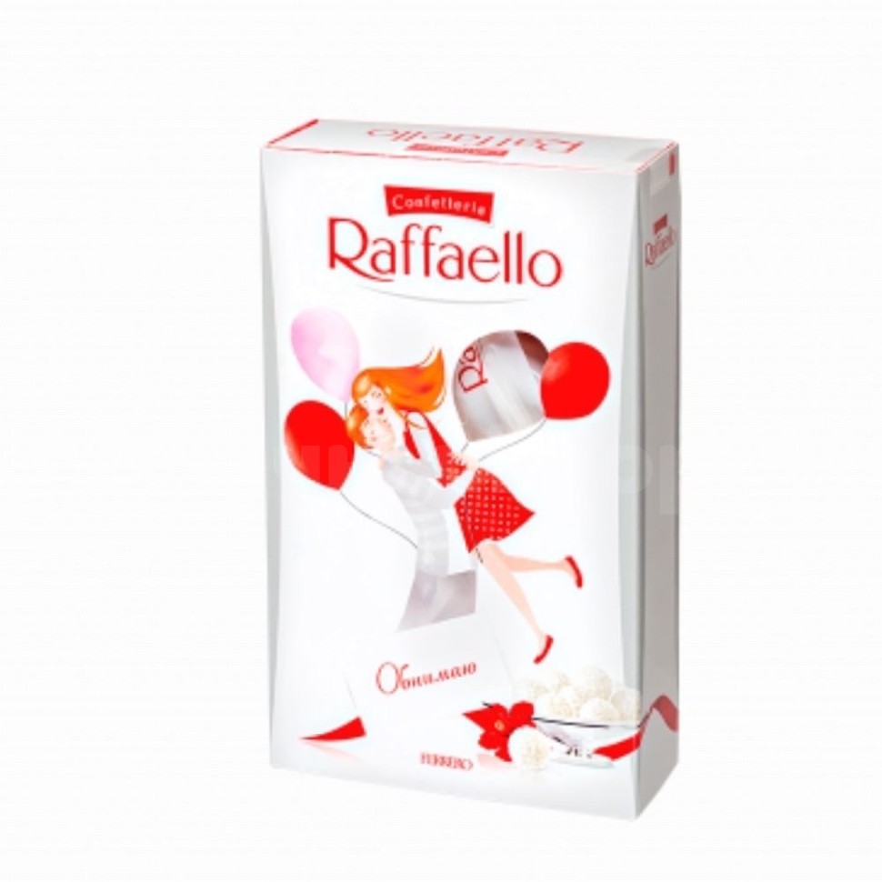 Конфеты «Raffaello», 70 г																												. Цветы Владивосток фото 1 — Цветочный король