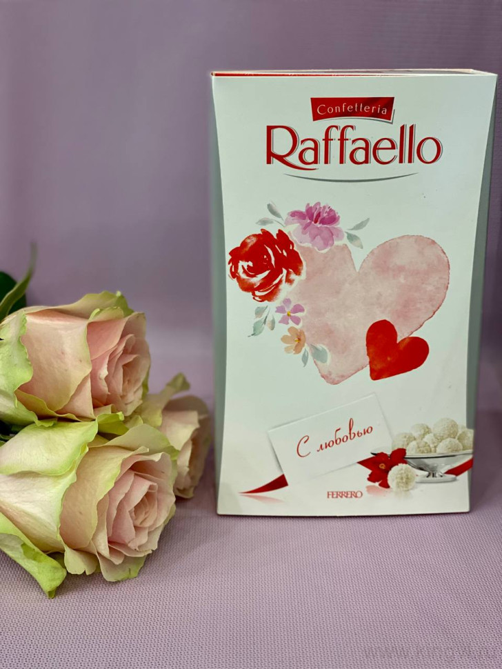 Конфеты «Raffaello», 70 г																												. Цветы Владивосток фото 1 &mdash; Цветочный король