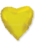 Фольгированный шар "Сердце"золото