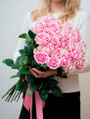 Розовое счастье 15 роз. Цветы Владивосток фото 1 — Цветочный король