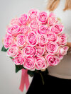 Розовое счастье 15 роз. Цветы Владивосток фото 3 — Цветочный король