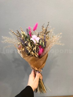 Мини- букет из сухоцветов . Цветы Владивосток