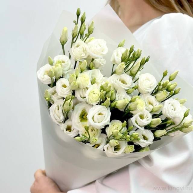 Букет эустомы "Свежесть"