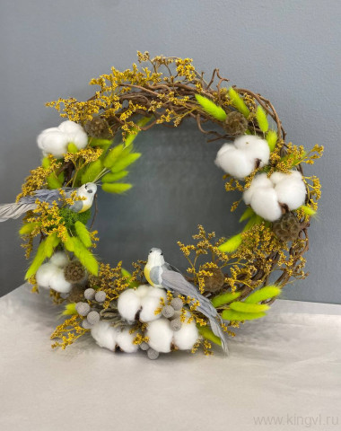 Венок с птицами — Цветочный король
