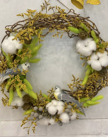 Венок с птицами — Цветочный король