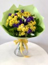 Букет из хризантемы и эустомы. Цветы Владивосток фото 2 — Цветочный король