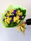 Букет из хризантемы и эустомы. Цветы Владивосток фото 1 — Цветочный король