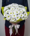 Букет ромашковых хризантем . Цветы Владивосток фото 2 — Цветочный король