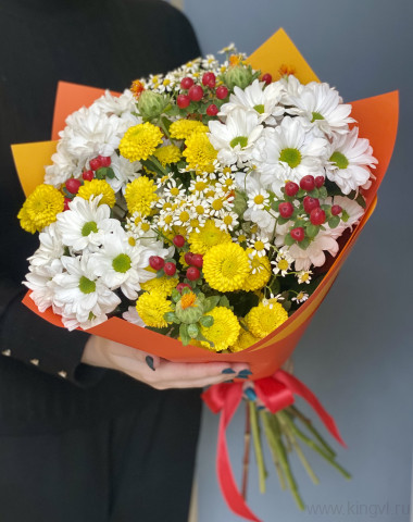 Букет &quot; Лучи счастья&quot; — Цветочный король