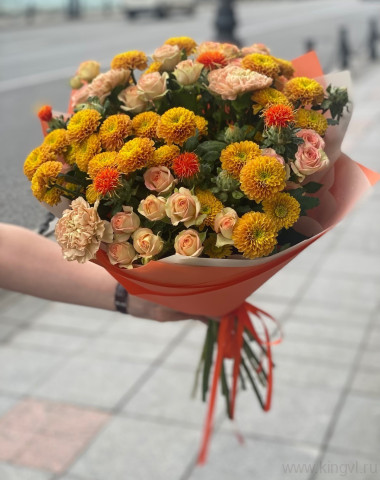 Букет Солнечный день &mdash; Цветочный король