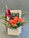 Зимняя сказка в ящике. Цветы Владивосток фото 2 &mdash; Цветочный король