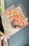 Букет из  садовых роз. Цветы Владивосток фото 3 — Цветочный король