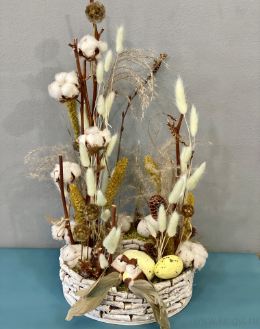 Композиция &quot;Лесные птицы&quot; — Цветочный король