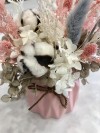 Сухоцветы в керамическом кашпо. Цветы Владивосток фото 2 — Цветочный король