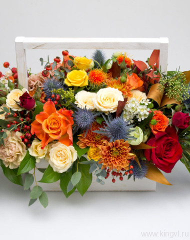 Яркая цветочная композиция — Цветочный король