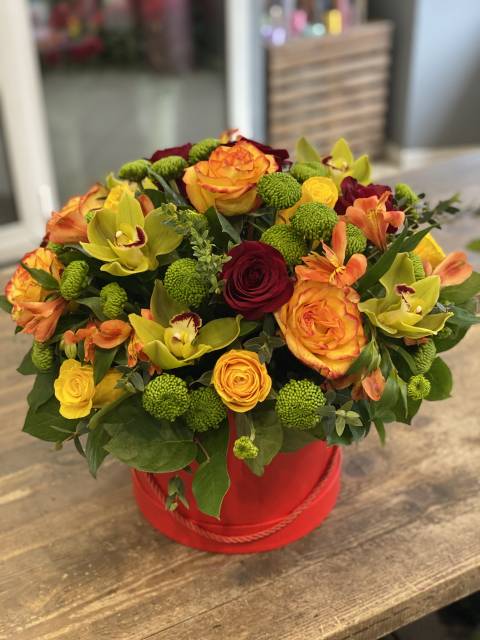 Композиция " Цветочная мозаика"