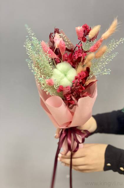 Мини-букет из сухоцветов