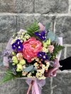 Букет с пионом «Радостный день». Цветы Владивосток фото 2 — Цветочный король