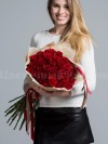 Букет из 31 красной розы . Цветы Владивосток фото 3 — Цветочный король