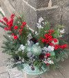 Композиция "Искры зимы". Цветы Владивосток фото 2 &mdash; Цветочный король