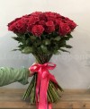 Букет из 57 красной розы . Цветы Владивосток фото 3 — Цветочный король