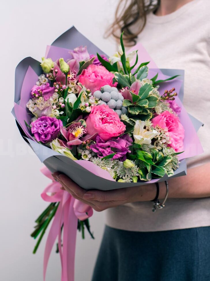 Букет из  роз. Цветы Владивосток фото 1 — Цветочный король