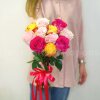 Букет из 11 разноцветных роз  . Цветы Владивосток фото 1 — Цветочный король