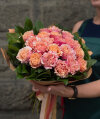 Большой букет садовых роз. Цветы Владивосток фото 5 — Цветочный король