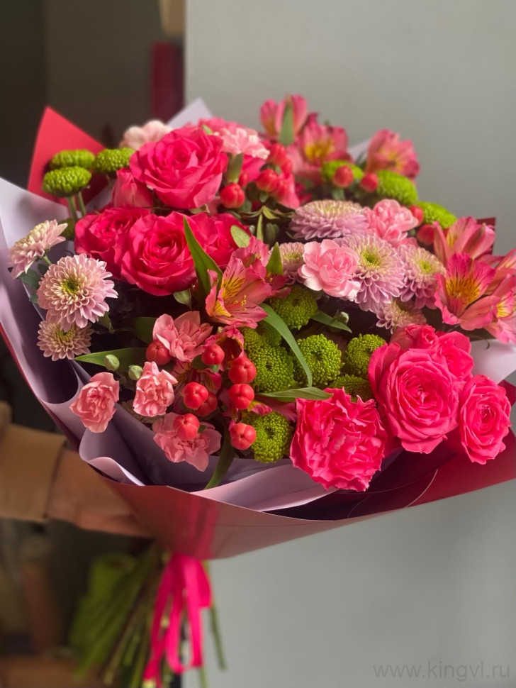 Букет Яркие эмоции. Цветы Владивосток фото 1 &mdash; Цветочный король