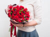 Красные кустовые розы. Цветы Владивосток фото 5 — Цветочный король