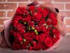 Красные кустовые розы. Цветы Владивосток фото 4 — Цветочный король
