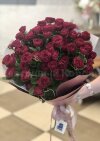 Красные кустовые розы. Цветы Владивосток фото 7 — Цветочный король